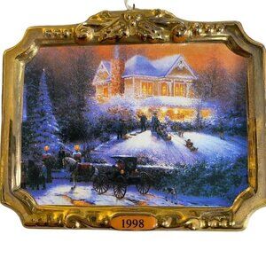 Hallmark Thomas Kincaid 1998 Victorian Christmas II Collectable Ornament